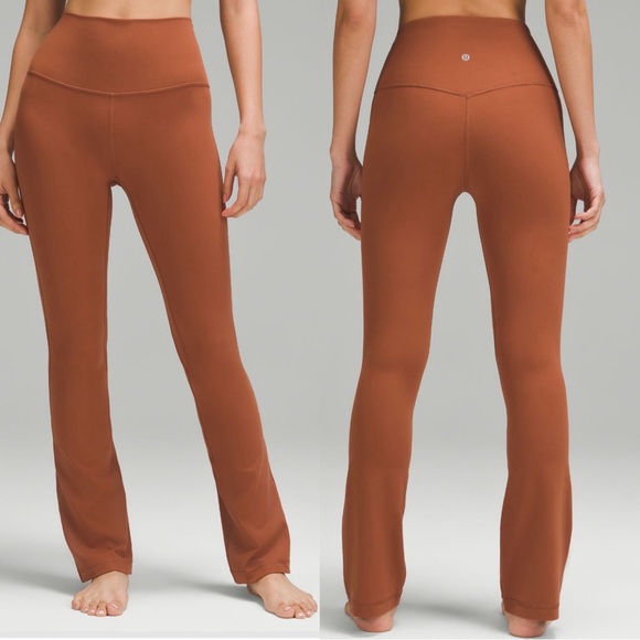 lululemon athletica Pants - Lululemon Align High Rise Mini Flare Pant *Extra Short in Sable 8